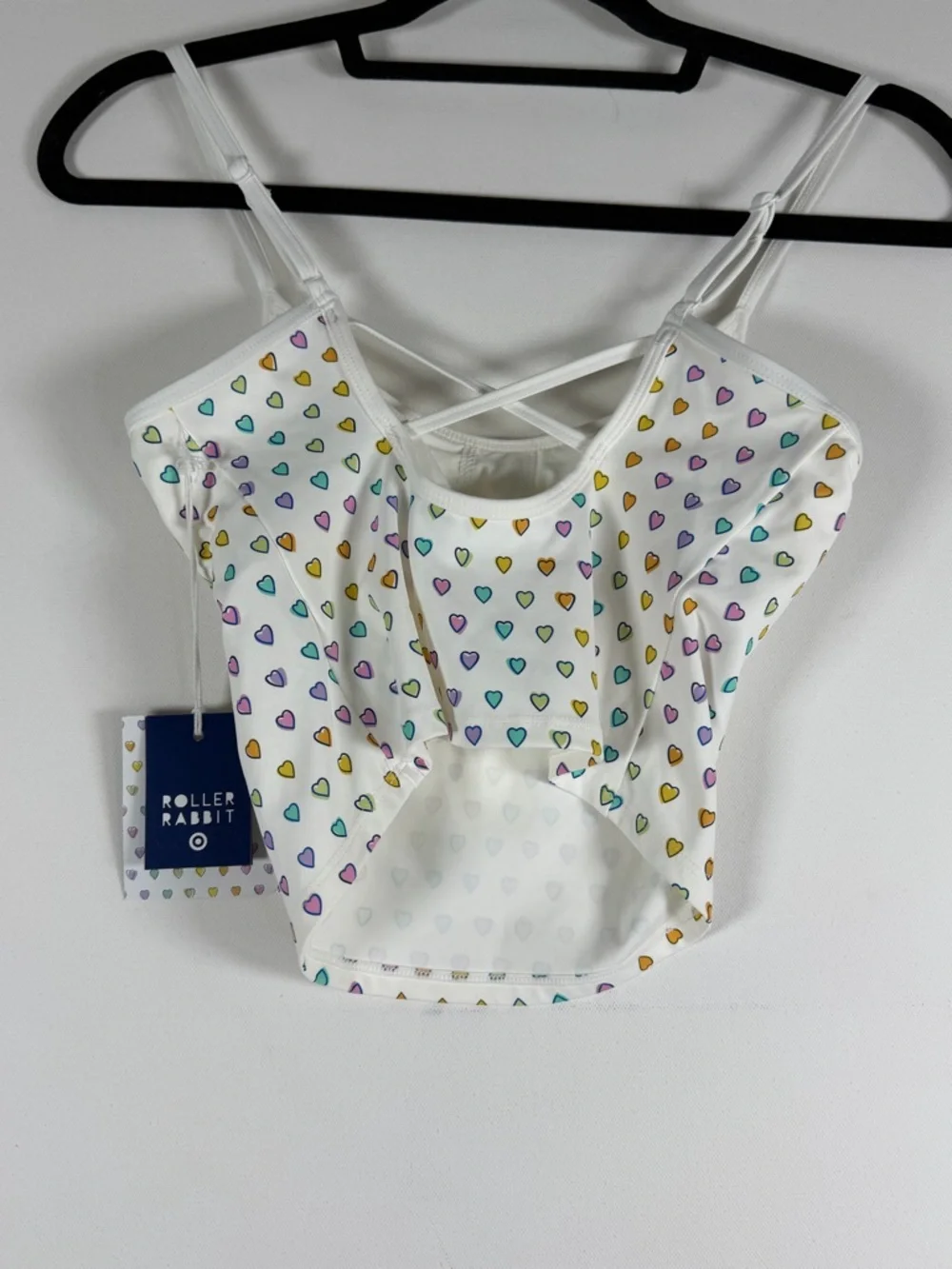 Roller Rabbit x Target Size XL Disco Hearts Wave Tank Top XXS, XS or S - Picture 9 of 11